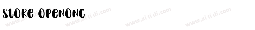 store openong字体转换
